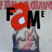 Fame 2019 (makes a man take things over). verbal no.10. Jute tas (Groninger museum IS) -Papieren letters en plakletters (zilver) fame-makes-a-man-take-things-over-2019-verbal-no-10-marit-otto