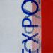Expo-Sure! Verbal no 39- 2019. Found Plastic bag (expo) on white red site of Dutch vlag. Expo-Sure! Verbal no 39-2019